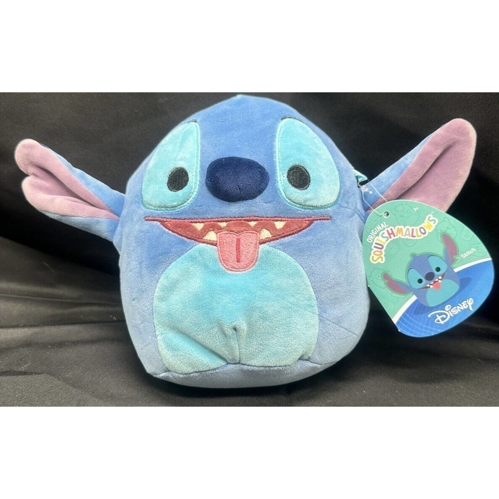 SQUISHMALLOWS Disney Lilo & Stitch STITCH Plush 7” Original KellyToy NWT